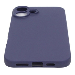 Etui Jelly Case na telefon Apple iPhone 16 A3287 granatowe MATT