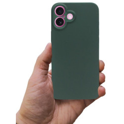 Etui Jelly Case na telefon Apple iPhone 16+ zielone matowe