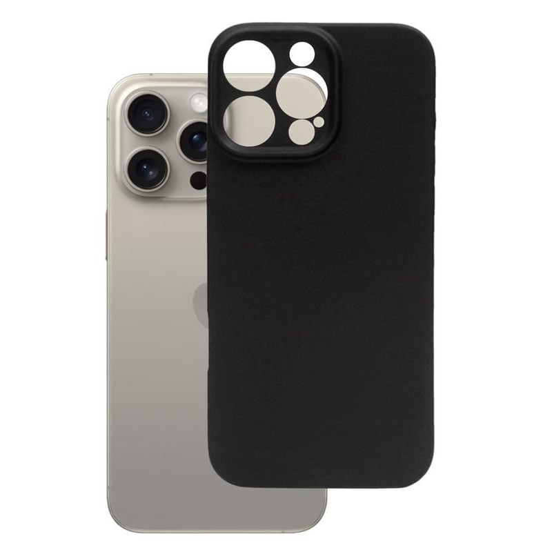 Etui Jelly Case na telefon Apple iPhone 16 Pro A3293 czarne MATT