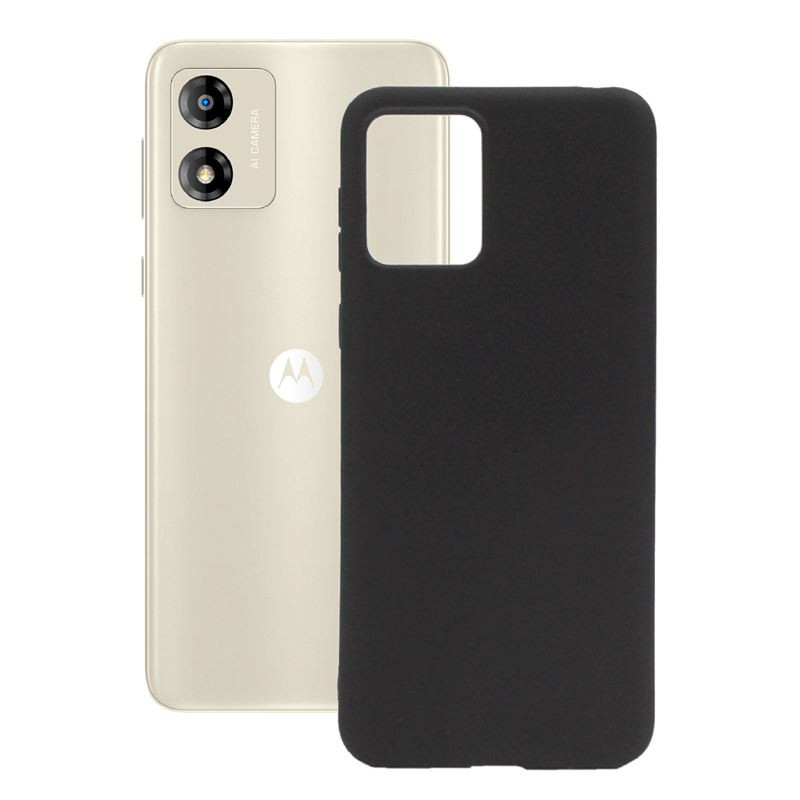 Etui Jelly Case na telefon motorola moto e13 czarne matowe