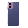 Etui Jelly Case na telefon motorola moto g24 4G / g04 4G / e14 4G / g04s 4G granatowe matowe