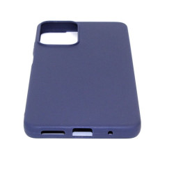 Etui Jelly Case na telefon motorola moto g24 4G / g04 4G / e14 4G / g04s 4G granatowe matowe