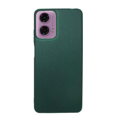 Etui Jelly Case na telefon motorola moto g24 4G / g04 4G / e14 4G / g04s 4G zielone matowe