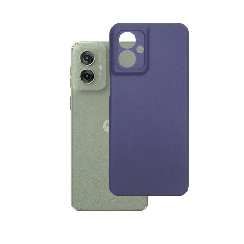 Etui Jelly Case na telefon motorola moto g55 5G granatowe matowe
