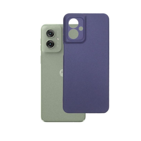 Etui Jelly Case na telefon motorola moto g55 5G granatowe matowe