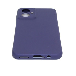 Etui Jelly Case na telefon motorola moto g55 5G granatowe matowe