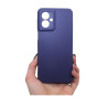 Etui Jelly Case na telefon motorola moto g55 5G granatowe matowe