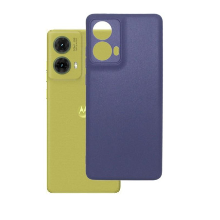 Etui Jelly Case na telefon motorola moto g85 5G granatowe matowe