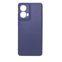 Etui Jelly Case na telefon motorola moto g85 5G granatowe matowe
