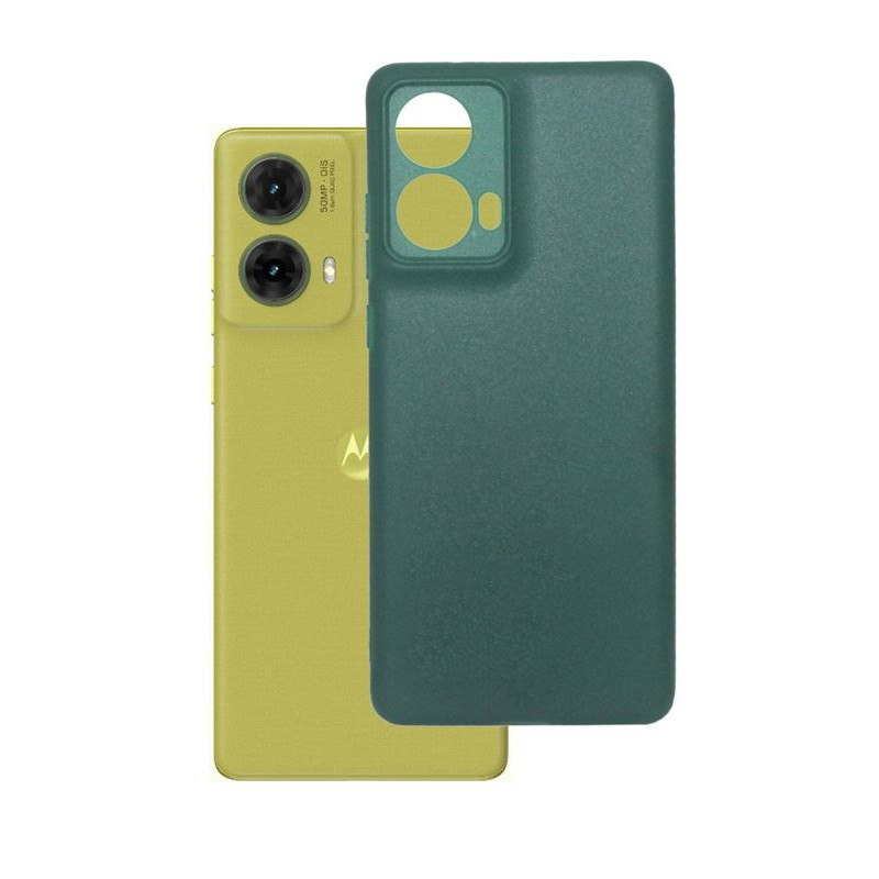 Etui Jelly Case na telefon motorola moto g85 5G zielone matowe