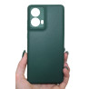 Etui Jelly Case na telefon motorola moto g85 5G zielone matowe