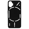 Etui Jelly Case na telefon Nothing Phone 1 A063 czarne MATT