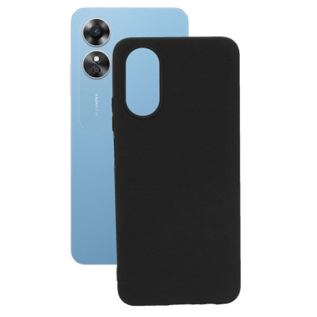 Etui Jelly Case na telefon OPPO A17 czarne matowe
