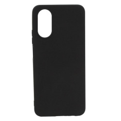 Etui Jelly Case na telefon OPPO A17 czarne matowe