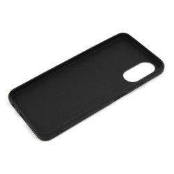 Etui Jelly Case na telefon OPPO A17 czarne matowe