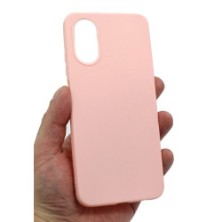 Etui Jelly Case na telefon OPPO A17 CPH2477 jasnoróżowe MATT