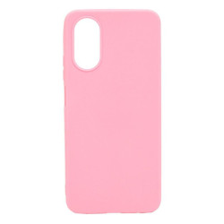 Etui Jelly Case na telefon OPPO A17 różowe matowe