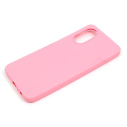 Etui Jelly Case na telefon OPPO A17 różowe matowe