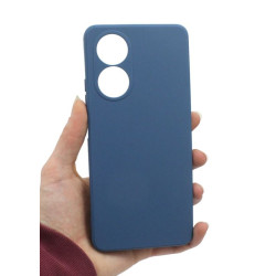 Etui Jelly Case na telefon OPPO A58 4G CPH2577 granatowe MATT