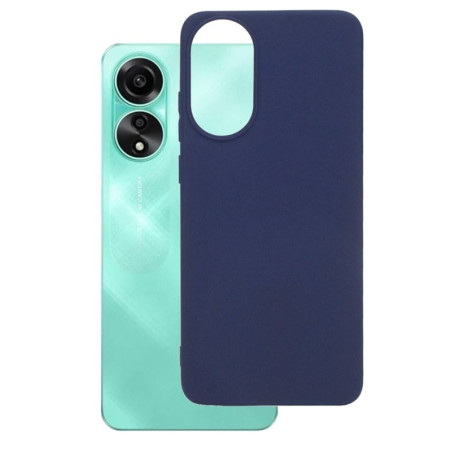 Etui Jelly Case na telefon OPPO A78 4G CPH2565 granatowe MATT
