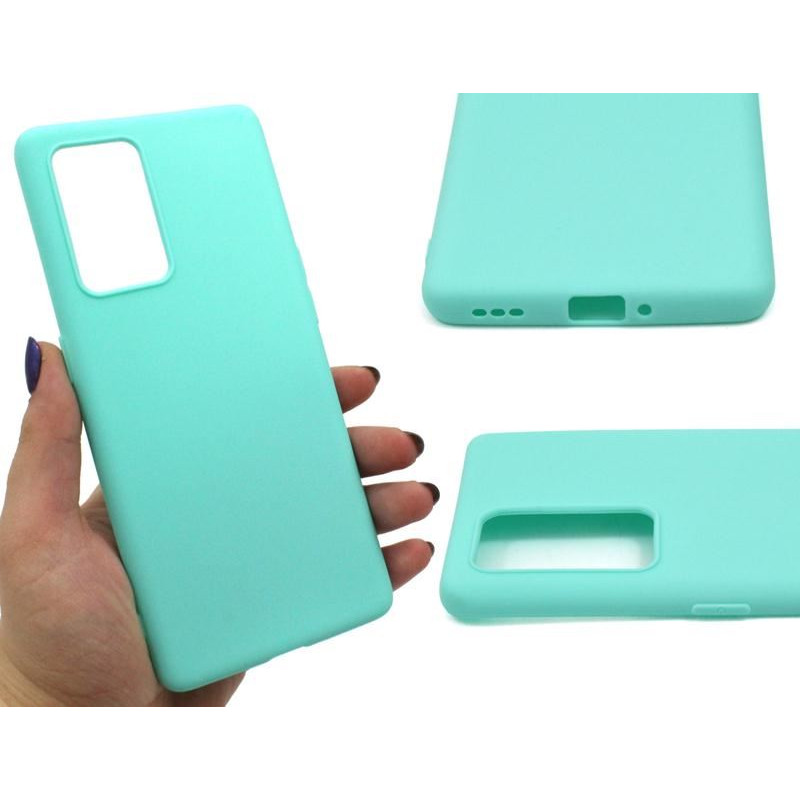 Etui Jelly Case na telefon OPPO Reno 6 Pro 5G CPH2249 miętowe MATT