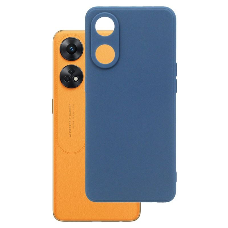 Etui Jelly Case na telefon OPPO Reno 8T 4G CPH2481 granatowe MATT