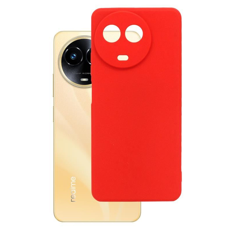 Etui Jelly Case na telefon Realme 11 5G RMX3780 czerwone MATT
