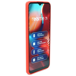 Etui Jelly Case na telefon Realme 7i RMX2193 / Narzo 30A RMX3171 czerwone MATT