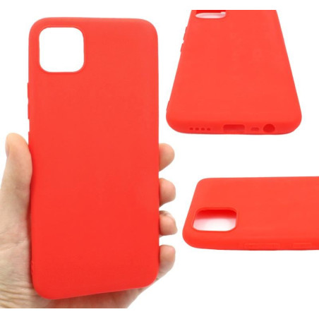 Etui Jelly Case na telefon Realme C11 RMX2185 czerwone MATT
