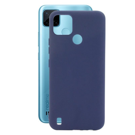 Etui Jelly Case na telefon Realme C21Y / C25Y granatowe MATT