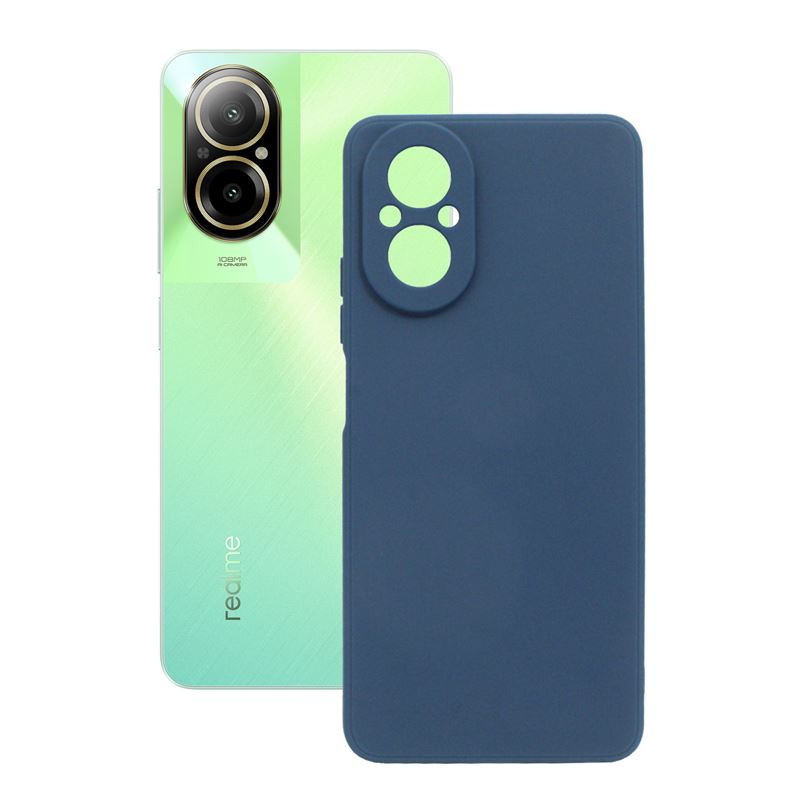 Etui Jelly Case na telefon Realme C67 RMX3890 granatowe MATT