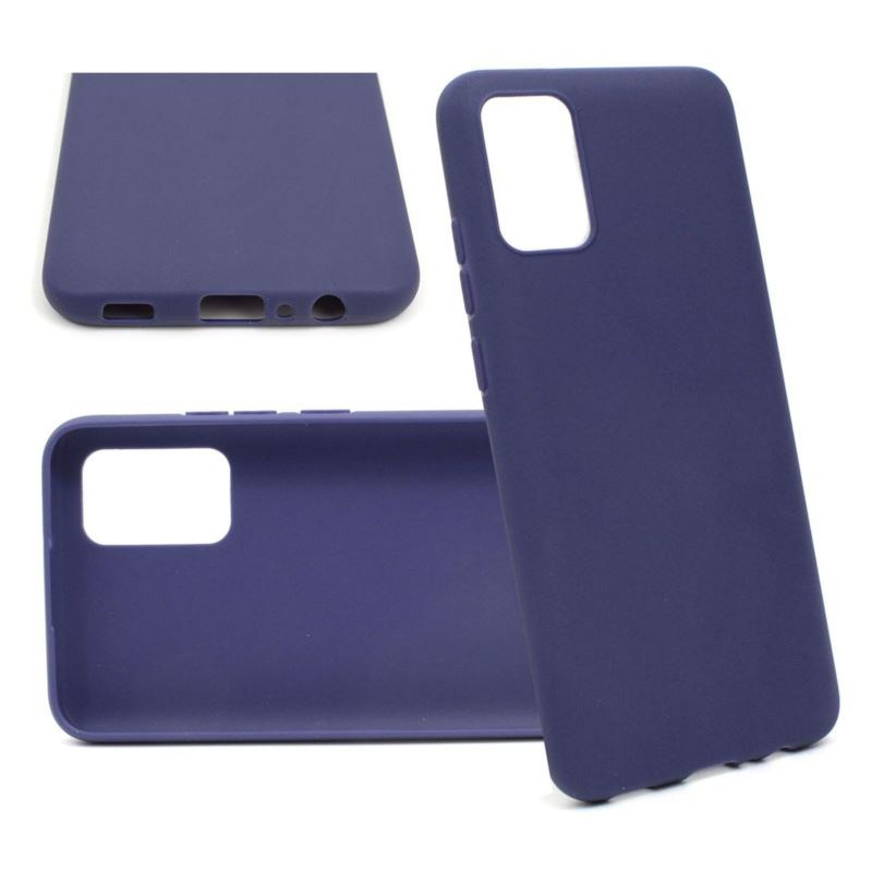 Etui Jelly Case na telefon Samsung Galaxy A02s A025 granatowe MATT