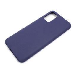 Etui Jelly Case na telefon Samsung Galaxy A02s A025 granatowe MATT