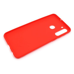 Etui Jelly Case na telefon Samsung Galaxy A21 A215 czerwone MATT