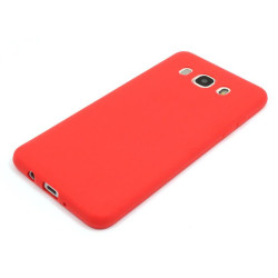 Etui Jelly Case na telefon Samsung Galaxy J5 2016 J510 czerwone MATT