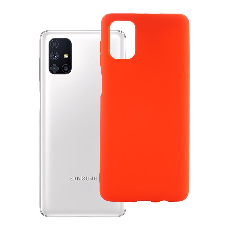 Etui Jelly Case na telefon Samsung Galaxy M51 M515 czerwone MATT