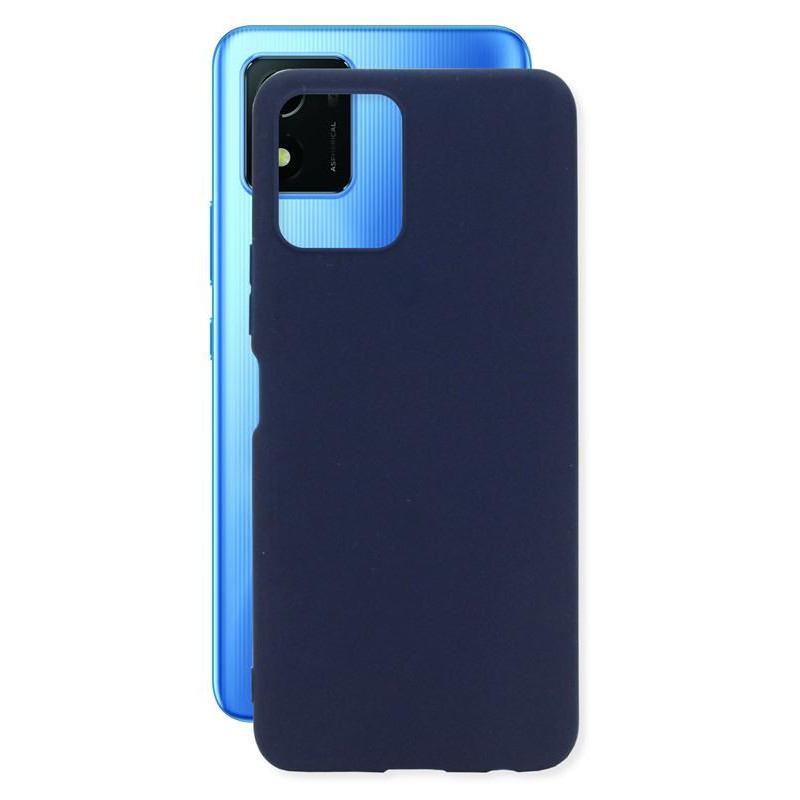 Etui Jelly Case na telefon Vivo Y01 V2118 / Y15A / Y15S granatowe MATT