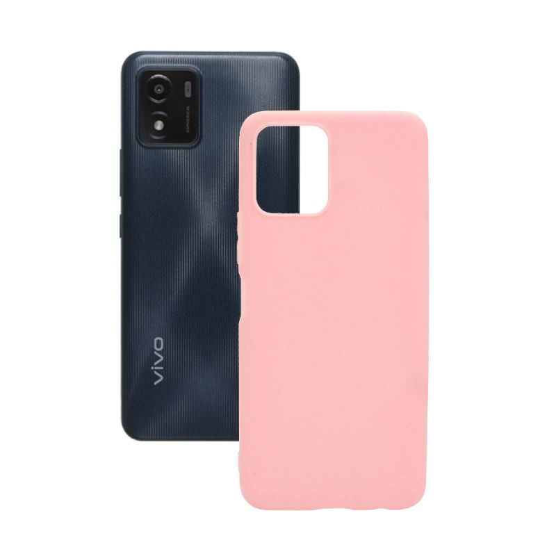 Etui Jelly Case na telefon Vivo Y01 V2118 / Y15A / Y15S jasnoróżowe MATT