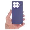 Etui Jelly Case na telefon Xiaomi 15T Pro 5G granatowe matowe
