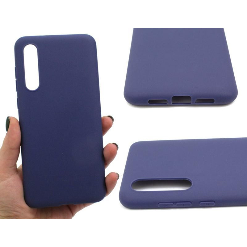 Etui Jelly Case na telefon Xiaomi Mi 9 PRO / Mi 9 PRO 5G granatowe MATT