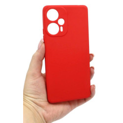 Etui Jelly Case na telefon Xiaomi POCO F5 5G czerwone MATT
