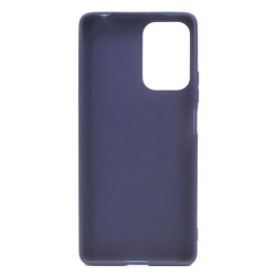 Etui Jelly Case na telefon Xiaomi POCO F5 5G granatowe matowe