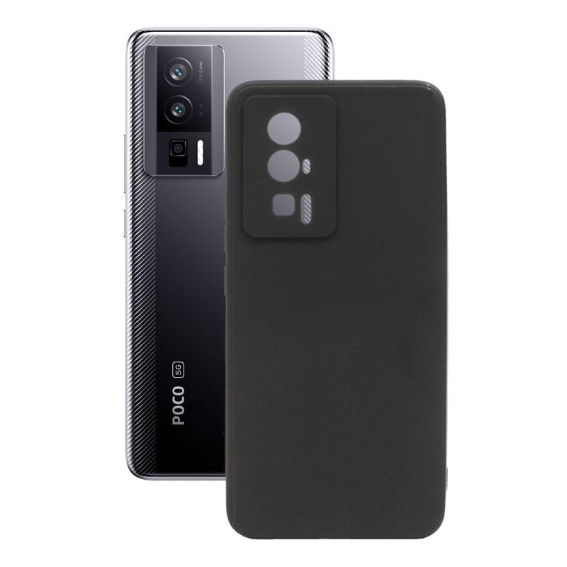 Etui Jelly Case na telefon Xiaomi POCO F5 Pro 5G czarne matowe