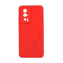 Etui Jelly Case na telefon Xiaomi POCO F5 Pro 5G czerwone MATT