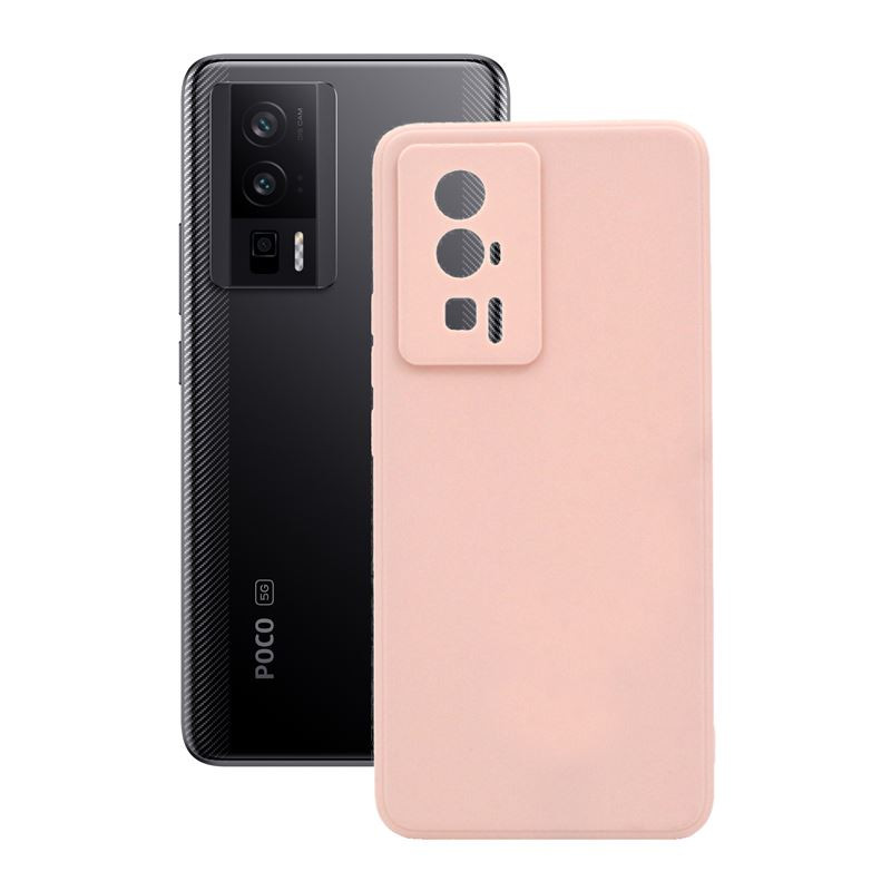 Etui Jelly Case na telefon Xiaomi POCO F5 Pro 5G jasnoróżowe matowe