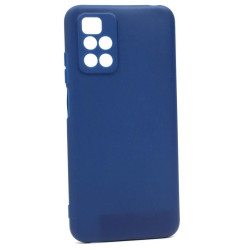 Etui Jelly Case na telefon Xiaomi Redmi 10 21061119DG / Note 11 4G 2201117TY granatowe MATT