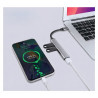 HUB rozdzielacz 3 x USB A USB-A 2.0 1 x USB A USB-A 3.0 adapter przejściówka rozgałęźnik szary podłużny HUB1a