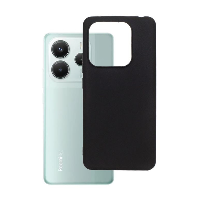 Etui Jelly Case na telefon Xiaomi Redmi Note 14 5G czarne matowe