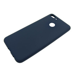 Etui Jelly Case na telefon Huawei Y9 2018 granatowy MATT
