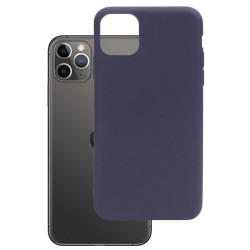 Etui Jelly Case na telefon Apple iPhone 11 Pro Max A2161 granatowe MATT